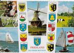 Sus9 Gelopen ansichtkaart friesland elf steden provincie, Ophalen of Verzenden, 1980 tot heden, Gelopen, Friesland