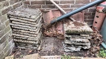 15 droogdstaptegels 30x30x3 gratis beschikbaar voor biedingen