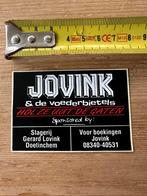 Jovink Sticker ( 4 ), Ophalen of Verzenden, Zo goed als nieuw, Foto of Kaart