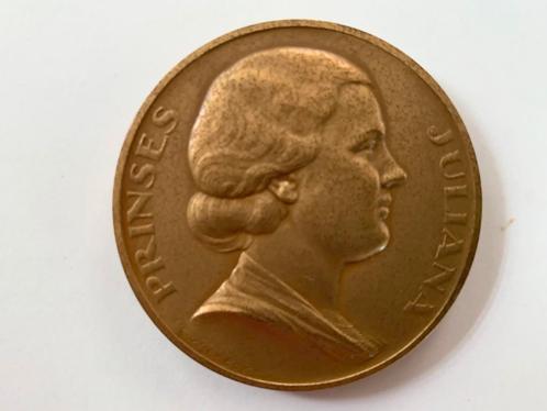 Herdenkingsmunt Prinses Juliana 1936., Verzamelen, Koninklijk Huis en Royalty, Gebruikt, Ophalen of Verzenden
