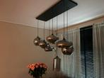 Smoked bollen hanglampen salon en eethoek zie omschrijving, Huis en Inrichting, Lampen | Hanglampen, Ophalen of Verzenden, Zo goed als nieuw