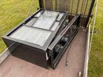 Koelkast 135 cm breed, glasdeurkoelkast 3 deurs kapot!, Witgoed en Apparatuur, Ophalen, Zonder vriesvak, 200 liter of meer, 160 cm of meer