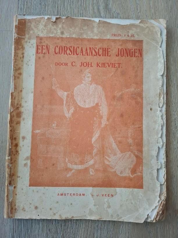 C.Joh. Kieviet  1913. Een Corsicaansche Jongen (Napoleon), Antiek en Kunst, Antiek | Boeken en Bijbels, Ophalen of Verzenden