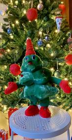 Dansende kerstboom knuffel, LED-verlichting, 8 kerstliedjes, Ophalen of Verzenden, Nieuw, Overige typen