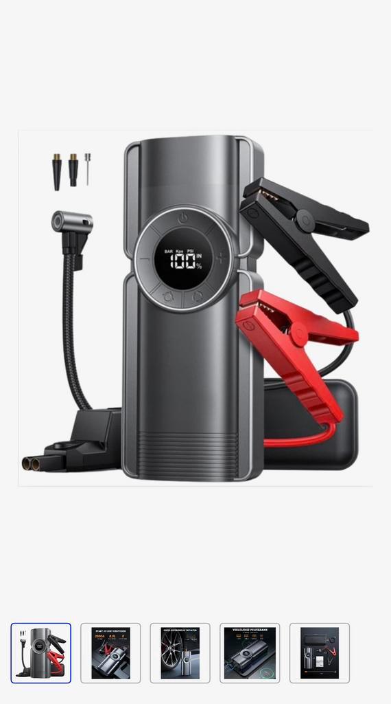 GUTEC jumpstarter, Auto-onderdelen, Accu's en Toebehoren, Nieuw, Ophalen of Verzenden