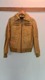 Leren Goosecraft Bomber Okergeel nieuw, Goosecraft, Geel, Maat 42/44 (L), Nieuw