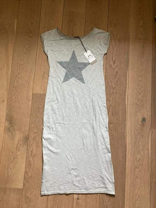 Maxidress/lange jurk Solange, Kleding | Dames, Jurken, Nieuw, Maat 38/40 (M), Grijs, Onder de knie, Ophalen of Verzenden