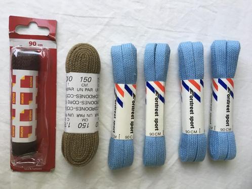 9 veters: bruin, blauw, fluogeel, oranje, NIEUW, 1 euro p/s, Kleding | Heren, Schoenen, Nieuw, Ophalen of Verzenden