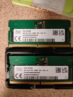 DDR 5 geheugen twee keer 8gb, Verzenden, Zo goed als nieuw, DDR5, Laptop