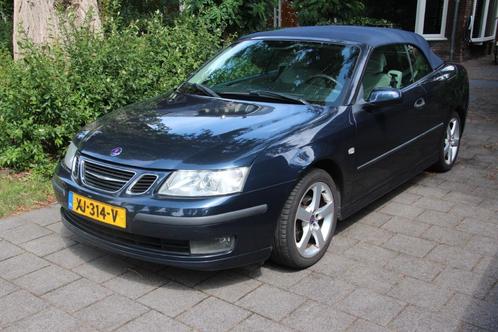 Saab 9-3 1.8 T Cabrio AUT 2006 Blauw met APK, Auto's, Saab, Particulier, Saab 9-3, Airbags, Airconditioning, Alarm, Bluetooth