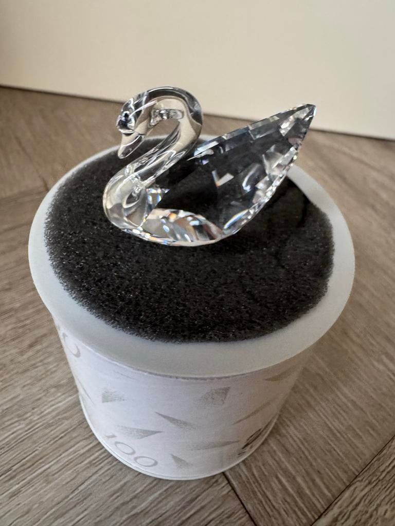 Swarovski Kristallen kleone Zwaan in Originele Verpakking, Swarovski, Swarovski, Verzenden, Zo goed als nieuw