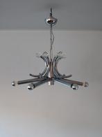 Vintage Sputnik hanglamp in chroom, Space-Age, Ophalen, Zo goed als nieuw, Onbekend, Onbekend