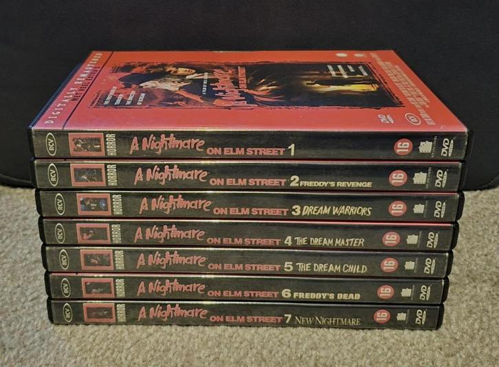 A Nightmare On Elm Street - Complete Collection (1984-1994), Cd's en Dvd's, Dvd's | Horror, Zo goed als nieuw, Monsters, Vanaf 16 jaar