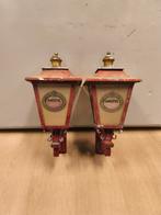 Vintage Amstel bier kroeg lantaarn '70 mancave, Verzamelen, Ophalen of Verzenden, Gebruikt, Reclamebord, Plaat of Schild, Amstel