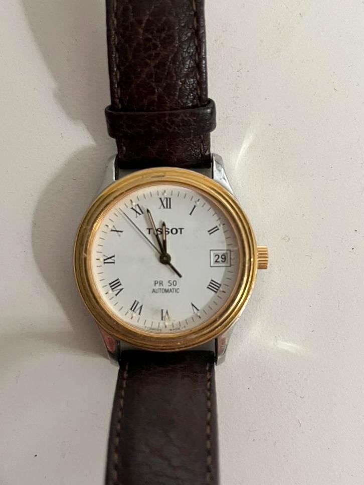 Tissot PR 50 Automatic Polshorloge, Sieraden, Tassen en Uiterlijk, Horloges | Antiek, Polshorloge, Tissot, Staal, Ophalen of Verzenden