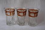 Vintage Lausitzer kristal borrel glazen set van 3, Ophalen of Verzenden