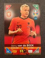 Panini ADRENALYN    EURO 2020    DONNY VAN DE BEEK, Ophalen of Verzenden, Zo goed als nieuw, Plaatje