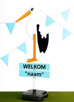 Te huur: Authentieke Ooievaar voor Geboorteaankondiging, Kinderen en Baby's, Kraamcadeaus en Geboorteborden, Ophalen of Verzenden