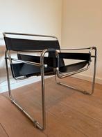 Wassily replica(?) design stoel, Ophalen, Zo goed als nieuw, 50 tot 75 cm, Leer