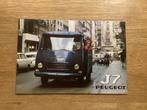 Peugeot J7 Brochure - 1970, Ophalen of Verzenden, Gelezen, Peugeot