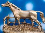 Pierre-Jules Mène(1810-1879), Djinn, cheval à la barrière., Antiek en Kunst, Ophalen, Brons