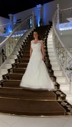 Trouwjurk lady bird, Kleding | Dames, Trouwkleding en Trouwaccessoires, Ophalen, Zo goed als nieuw, Wit, Trouwjurk