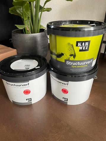 Structuurverf (nieuw) beschikbaar voor biedingen