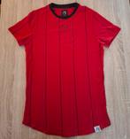 Rood AB shirt met zwarte strepen - Maat M, Maat 48/50 (M), Ophalen of Verzenden, Zo goed als nieuw, Rood