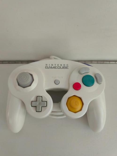 Nintendo GameCube Controller White, Spelcomputers en Games, Spelcomputers | Nintendo GameCube, Refurbished, Wit, Met 1 controller