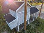 LUXE Kippenhok met ren en legnest ruimte, hout twv €350, Ophalen