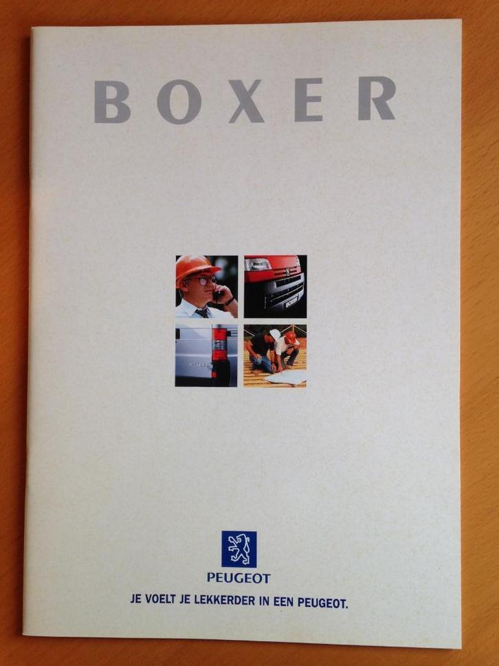 Peugeot Boxer Bestelwagen Brochure 1997, Boeken, Auto's | Folders en Tijdschriften, Zo goed als nieuw, Peugeot, Ophalen