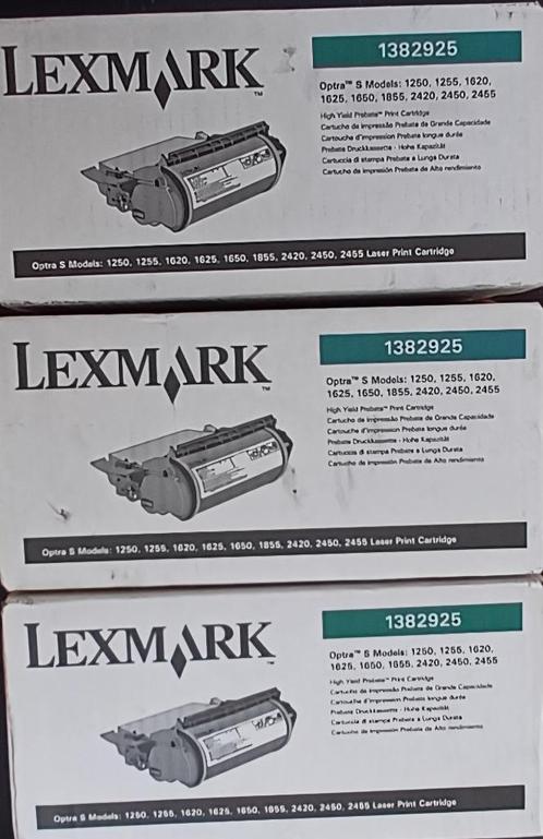 Lexmark toners 1382925 origineel 3 stuks, Computers en Software, Printerbenodigdheden, Nieuw, Toner, Ophalen of Verzenden