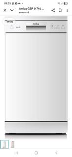 Afwasmachine, Witgoed en Apparatuur, Vaatwasmachines, Ophalen, Gebruikt, Vrijstaand, 45 tot 60 cm
