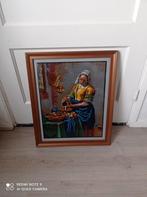 Vintage gebroderd schilderij 56 x 46 CM, Ophalen of Verzenden