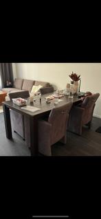 Eikenhouten eettafel, Huis en Inrichting, Ophalen, Vijf personen of meer, Rechthoekig, 50 tot 100 cm