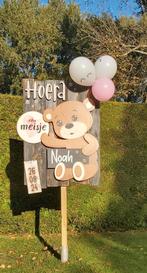 geboortebord Noah, Kinderen en Baby's, Ophalen, Nieuw, Geboortebord