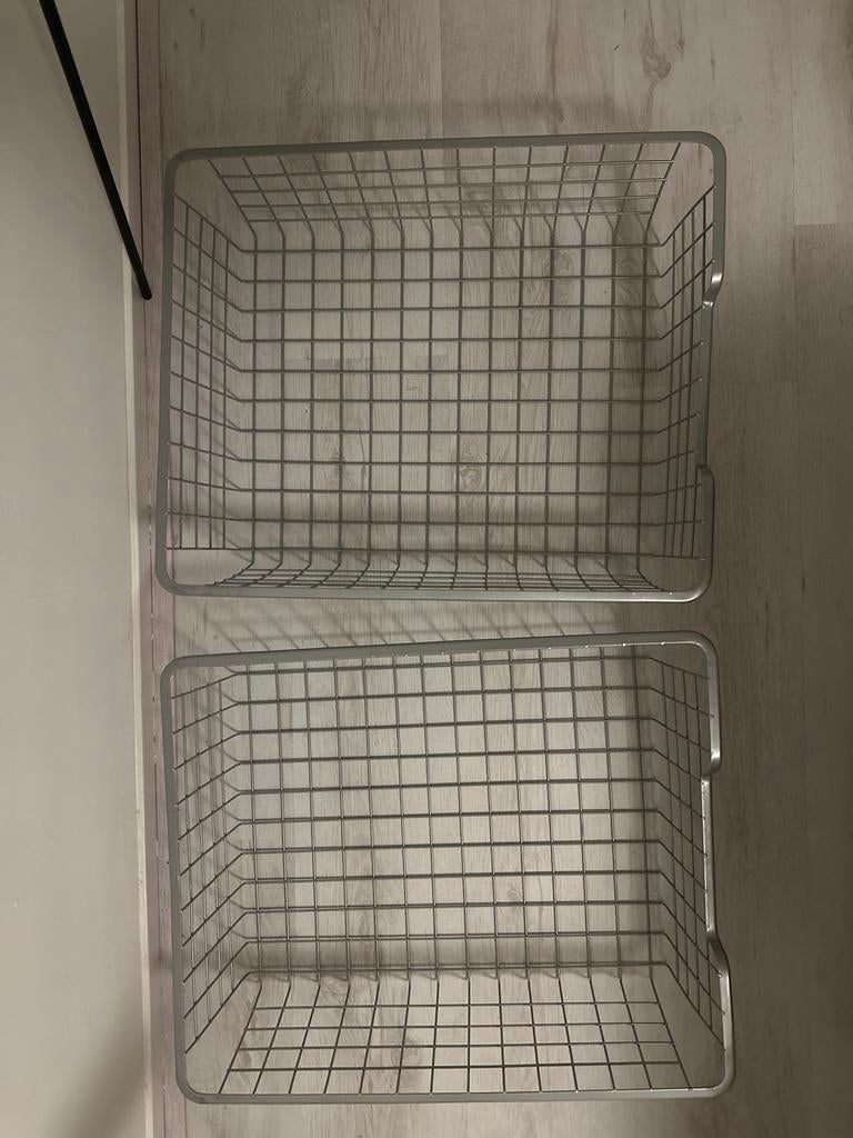 IKEA Komplement Manden - 2 stuks (prijs per stuk), Ophalen, Met plank(en), 50 tot 100 cm, Zo goed als nieuw