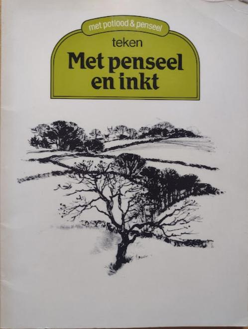 Met penseel en inkt - Moira Huntly, Boeken, Hobby en Vrije tijd, Zo goed als nieuw, Tekenen en Schilderen, Ophalen of Verzenden