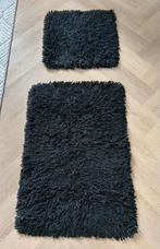 Badmat + toiletmat zwart Sealskin, Ophalen of Verzenden, Gebruikt, Zwart, Badmat