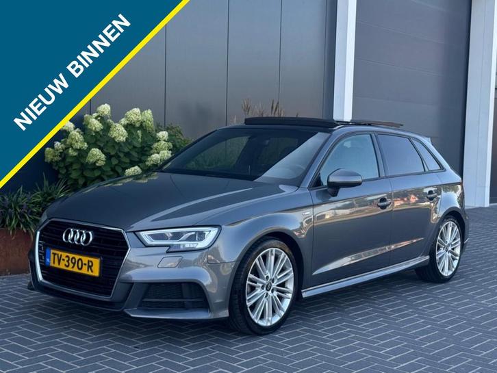 Audi A3 Sportback 35 TFSI CoD 3x S line M19 FULL PANO CLIMAT, Auto's, Audi, Bedrijf, Te koop, A3, ABS, Achteruitrijcamera, Airbags