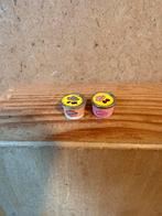 2x ijsje toetje - hxb 0.8x1.2cm - kunststof, Ophalen of Verzenden, Zo goed als nieuw, Poppenhuis