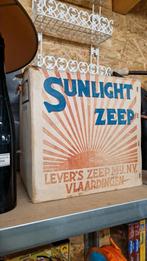 Grote antieke doos Sunlight Zeep Vlaardingen, Ophalen of Verzenden, Zo goed als nieuw, Overige
