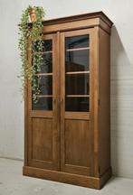Antieke eiken Art Deco XL boekenkast schoolkast vintage kast, Ophalen of Verzenden