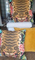 Tijger kussens, nieuw  40x40, 2 stuks, Verzenden, Nieuw, Overige kleuren, Vierkant