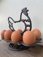 Gietijzeren eierrekje op voet - Kip!, Ophalen of Verzenden, Zo goed als nieuw