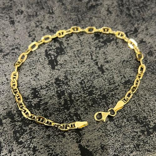14k gouden armband flat magnum, Sieraden, Tassen en Uiterlijk, Armbanden, Nieuw, Goud, Ophalen of Verzenden