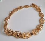 Nieuwe riem ceintuur gouden kleur schakkel metaal 85 cm lang, Ophalen of Verzenden, Nieuw, Overige kleuren, 80 tot 90 cm