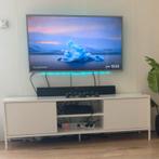 Jysk wit tv meubel 138x40x45, 100 tot 150 cm, Ophalen of Verzenden, Zo goed als nieuw, Minder dan 100 cm