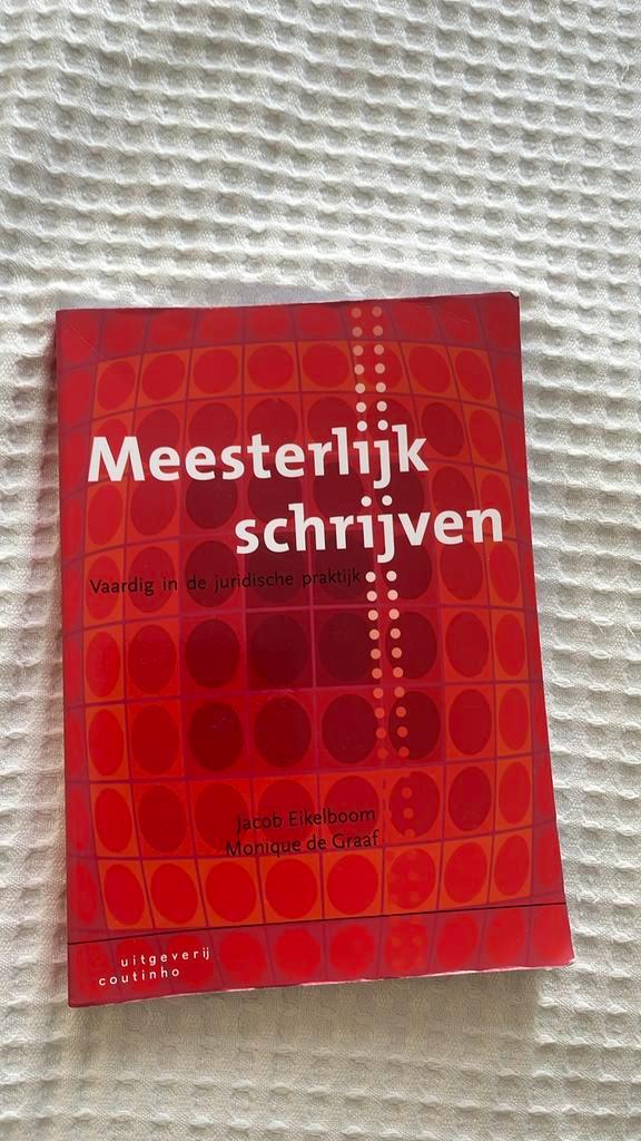 Jacob Eikelboom - Meesterlijk schrijven, Boeken, Wetenschap, Zo goed als nieuw, Ophalen of Verzenden