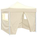 Vouwtent met 4 zijwanden 3x3 m crème €125, Tuin en Terras, Partytenten, Ophalen of Verzenden, Nieuw
